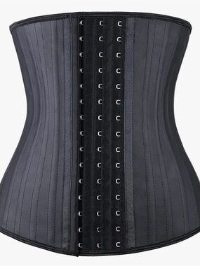 Anna Black Waist Trainer Corset – High-Compression Shapewear